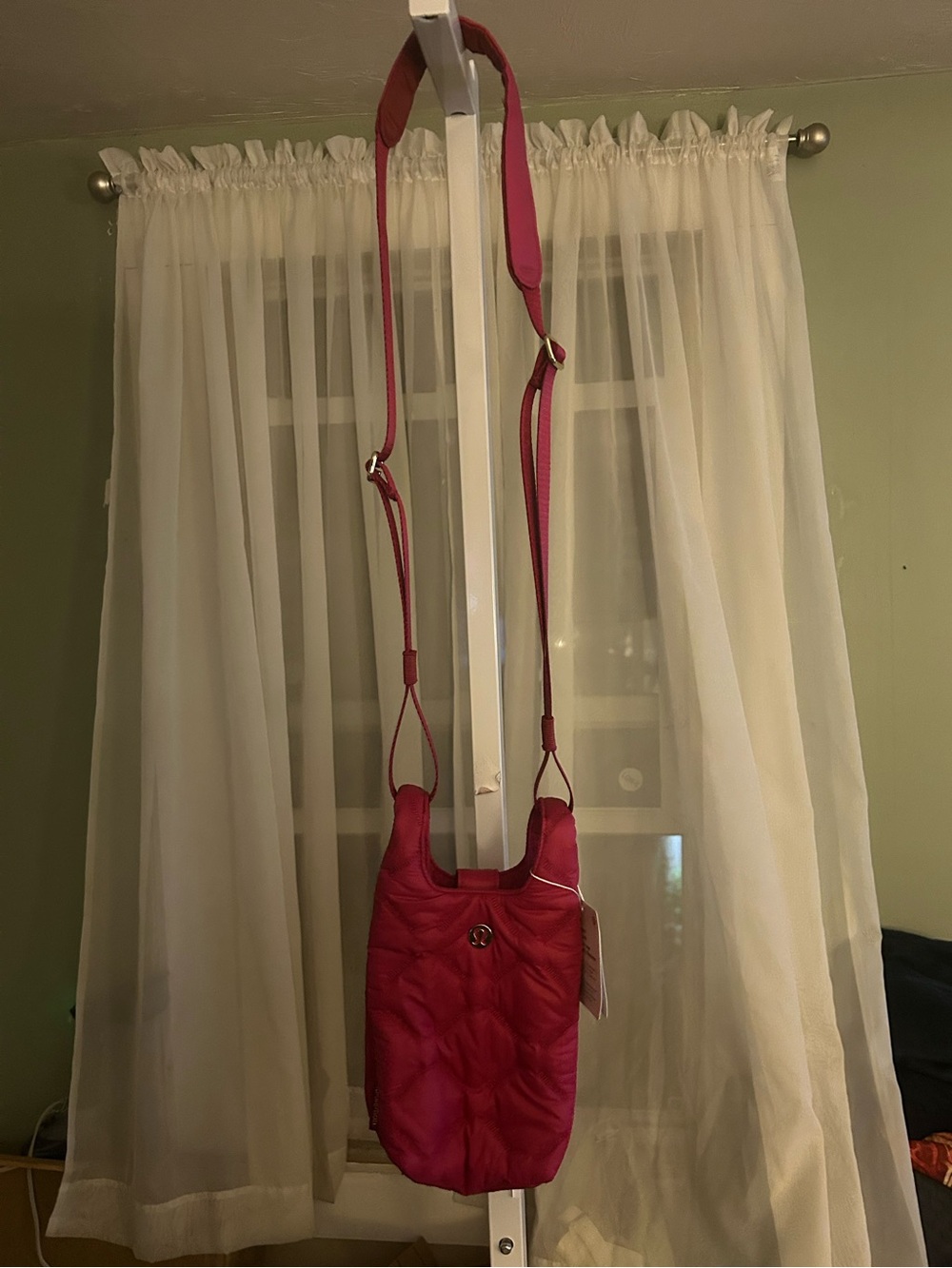 Lululemon Quilty Pleasures Phone / water bottle Crossbody in Berry Rumble